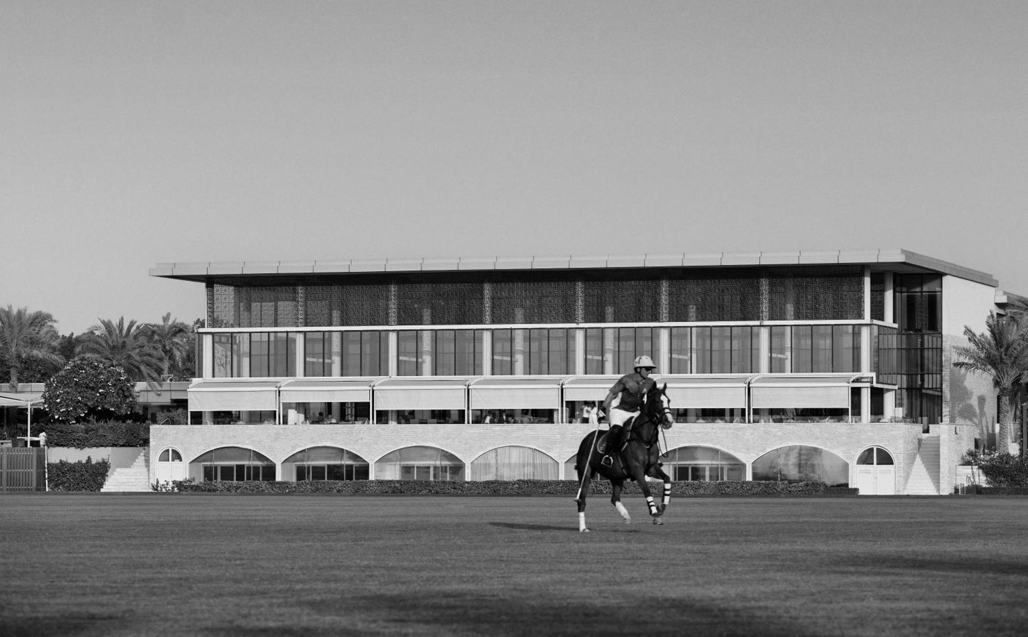 Melia Desert Palm Member Of Melia Collection Dubai Buitenkant foto The main stand at the Meydan Racecourse